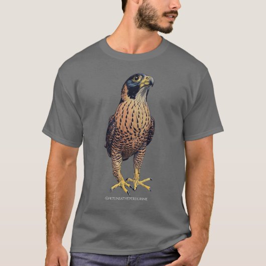 Petunia the Peregrine Falcon T-Shirt (Voorkant)
