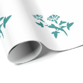 Petunia-ventilator gestyliseerd cadeaupapier (Rol Hoek)