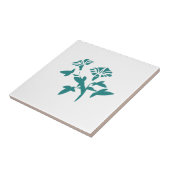 Petunia-ventilator gestyliseerd tegeltje (Zijkant)