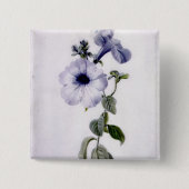 Petunia Vierkante Button 5,1 Cm (Voorkant)