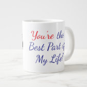 petunia you're the best part of my life grote koffiekop (Voorkant rechts)