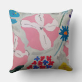 Petunia & Zomerbloemen Kussen (Achterkant)