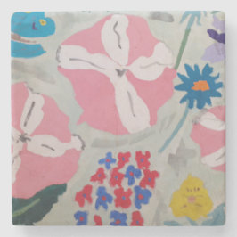 Petunia & Zomerbloemen Stenen Onderzetter