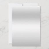 Petunias & Bows Meisjes Doop Kaart (Achterkant)