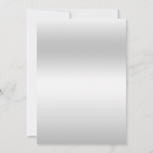 Petunias & Bows Meisjes Doop Kaart (Achterkant)