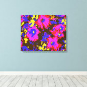 PETUNIAS CANVAS AFDRUK (Insitu (Houten vloer))