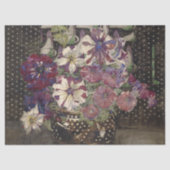 Petunias door Charles Mackintosh Tissuepapier (Voorkant)
