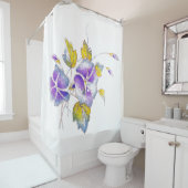 Petunias. Douchegordijn (In situ)