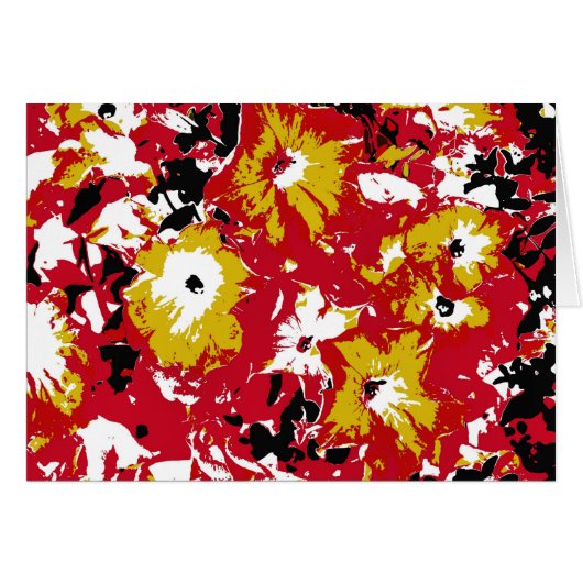 PETUNIAS FLOWERS-kaarten (Voorkant Horizontaal)