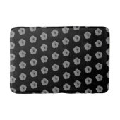 Petunia's in zwart-wit badmat (Voorkant)