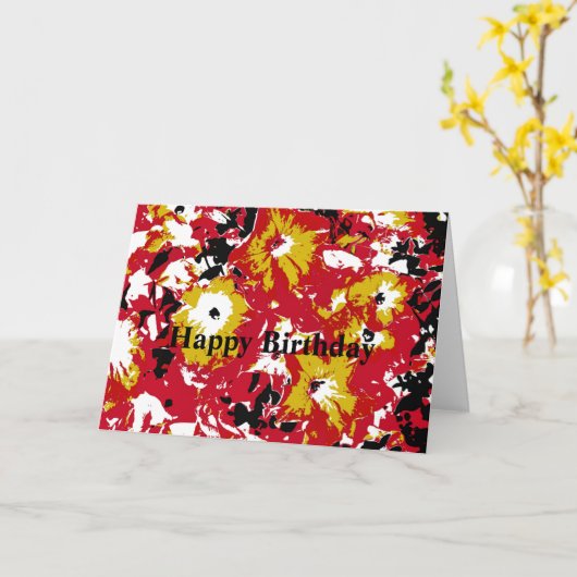 PETUNIAS KAART (Gele Bloem)