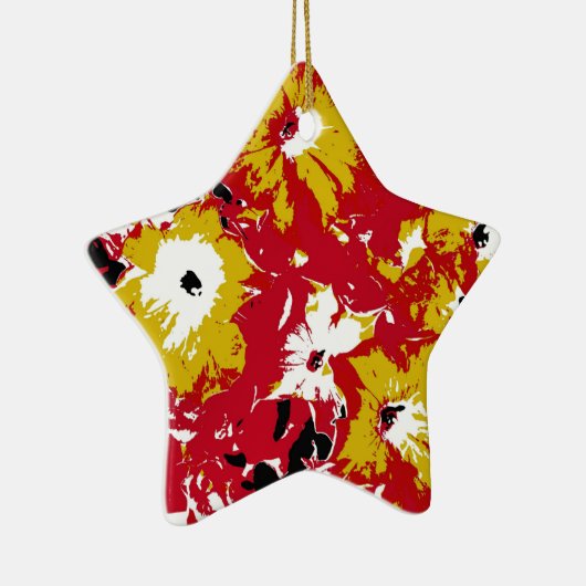 PETUNIAS KERAMISCH ORNAMENT (Rechts)