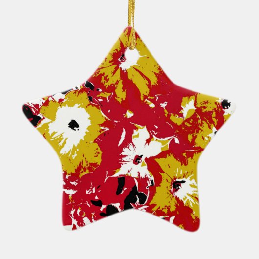 PETUNIAS KERAMISCH ORNAMENT (Achterkant)