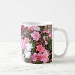 Petunias Pink en White Flowers Koffiemok