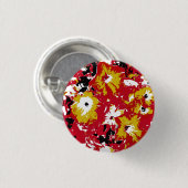 PETUNIAS RONDE BUTTON 3,2 CM (Voorkant /achterkant)