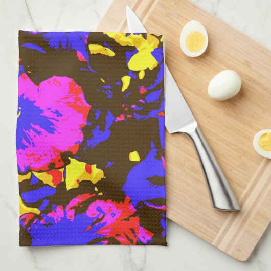 PETUNIAS THEEDOEK (Quarter Fold)