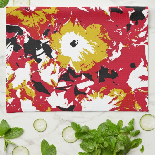 PETUNIAS THEEDOEK (Gevouwen)