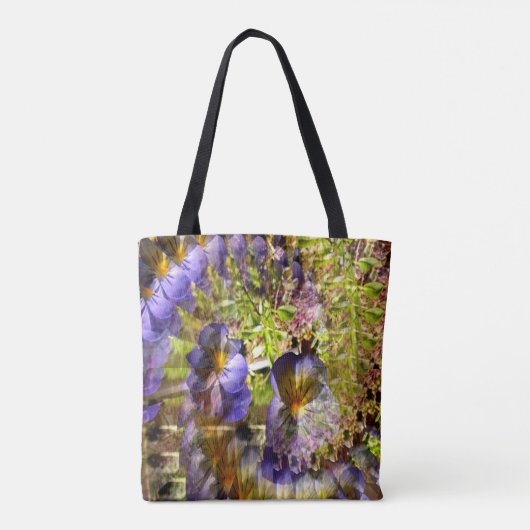  Petunia's..... Tote Bag (Achterkant)