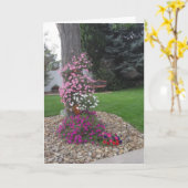 Petunias Verjaardag Kaart (Gele Bloem)