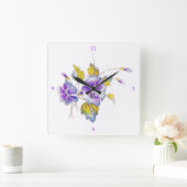 Petunias. Vierkante Klok (Huis)