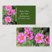 Petunias Visitekaartje (Voorkant / Achterkant)