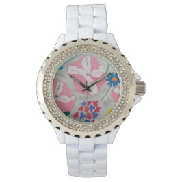Petunia's & Zomerbloemen Dames Horloge