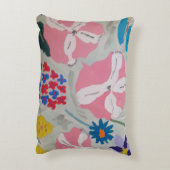 Petunia's & Zomerbloemen Gepersonaliseerd Accent Kussen (Achterkant (Verticaal))