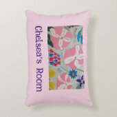 Petunia's & Zomerbloemen Gepersonaliseerd Accent Kussen (Voorkant(Verticaal))