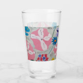 Petunia's & Zomerbloemen Glas (Achterkant)