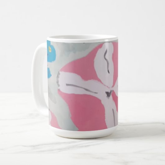 Petunia's & Zomerbloemen Koffiemok (Voorkant links)