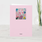 Petunia's & Zomerbloemen Verjaardag Kaart (Achterkant)