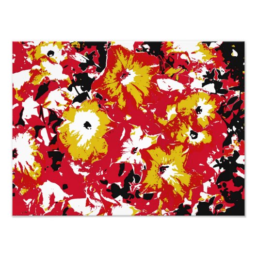 PETUNIESTROEMEN FOTO AFDRUK (Voorkant)