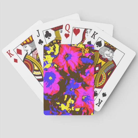 PETUNIESTROEMEN POKERKAARTEN (Achterkant)