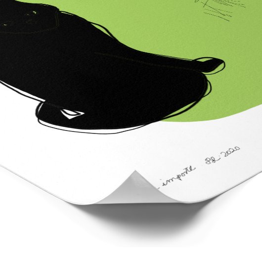 Peu Importe (maakt niet uit) Poster (Hoek)