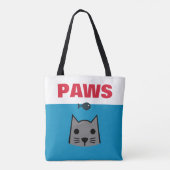 Peugen, kat tote bag (Achterkant)