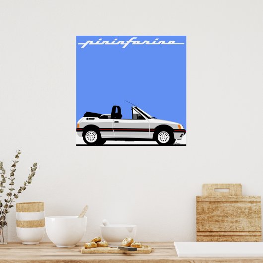 Peugeot 205 CTI Poster (Keuken)