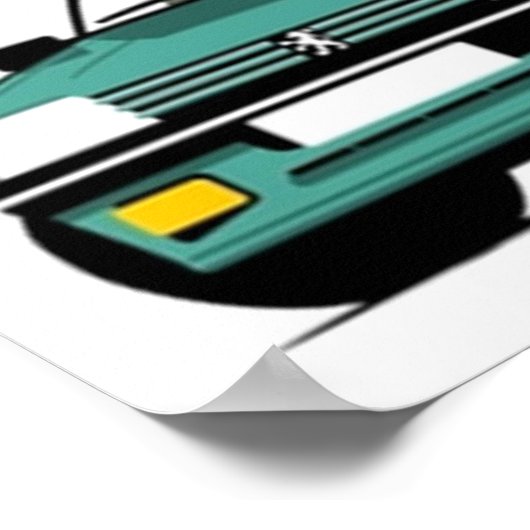 Peugeot 205 GTI Poster (Hoek)