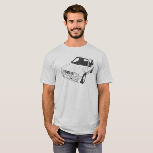 Peugeot 205 GTi t-shirt (Voorkant volledig)