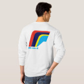 Peugeot 205 Turbo Rally Car Symbol T-shirt (Achterkant volledig)