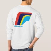 Peugeot 205 Turbo Rally Car Symbol T-shirt (Achterkant)