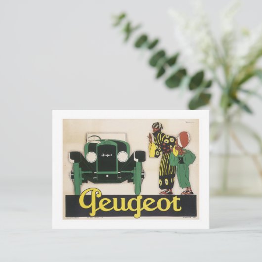 Peugeot (2) briefkaart (Staand voorkant)