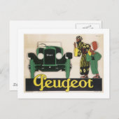 Peugeot (2) briefkaart (Voorkant / Achterkant)