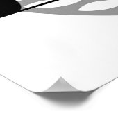 Peugeot 306 Cabriolet blauw Poster (Hoek)