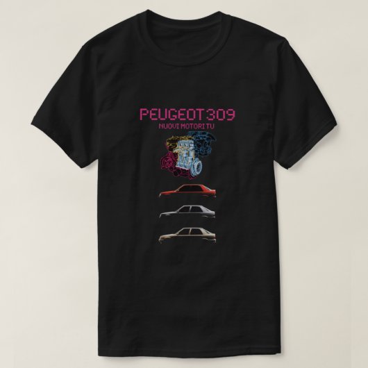 PEUGEOT 309 T-SHIRT (Design voorkant)