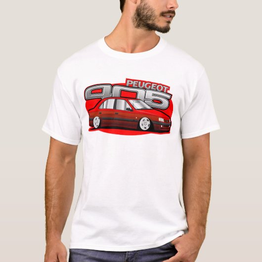 Peugeot 405 T-shirt (Voorkant)