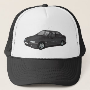 Peugeot 405 zwart trucker pet