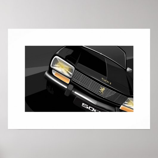 Peugeot 504 poster (Voorkant)