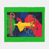 Peugeot Bicycle  PosterEuropa Fleece Deken (Voorkant (Horizontaal))