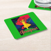 Peugeot Bicycle  PosterEuropa Kartonnen Onderzetters (Schuin)