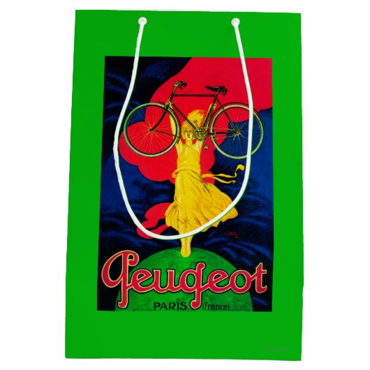 Peugeot Bicycle  PosterEuropa Medium Cadeauzakje (Achterkant)